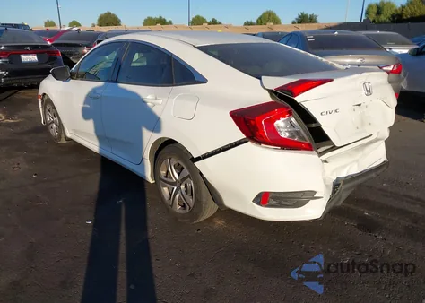 2018 Honda Civic Lx z USA, uszkodzony, nr VIN 19XFC2F50JE012707